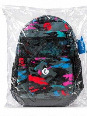 Cookies SF Escobar Green Camo Smell Proof Backpack with Wallet NWT